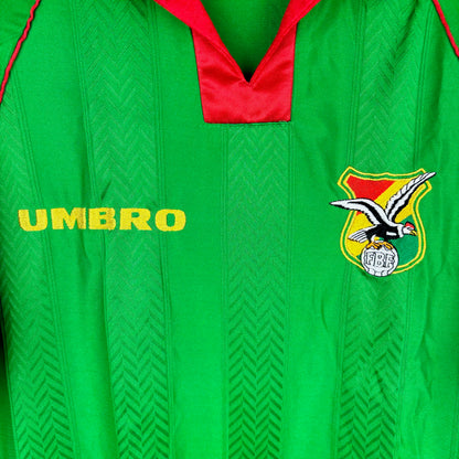 Bolivia 1994-1995 Umbro Home Football Shirt