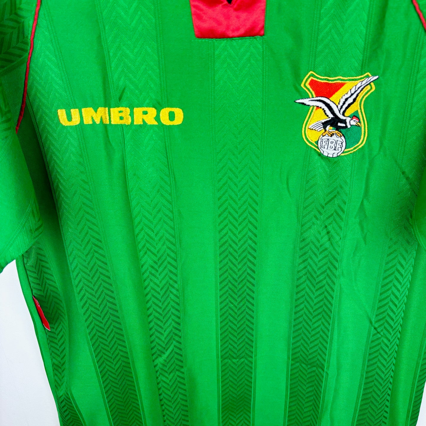Bolivia 1994-1995 Umbro Home Football Shirt