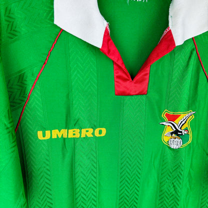 Bolivia 1994-1995 Umbro Home Football Shirt