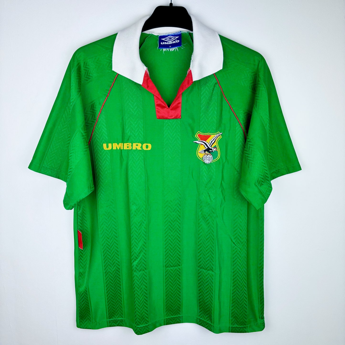 Bolivia 1994-1995 Umbro Home Football Shirt