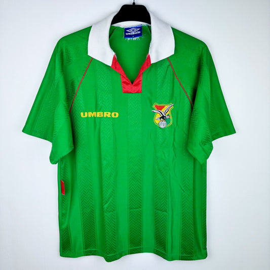 Bolivia 1994-1995 Umbro Home Football Shirt