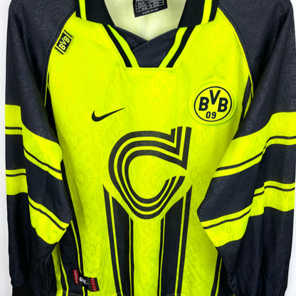 Borussia Dortmund 1996-1997 Long-Sleeve European Home Football Shirt