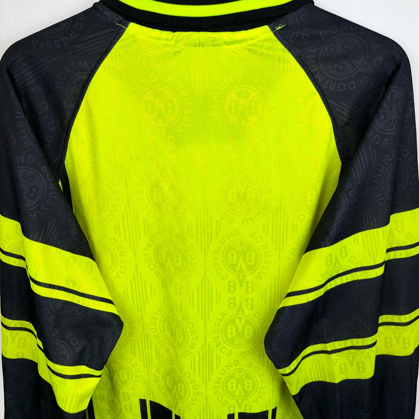 Borussia Dortmund 1996-1997 Long-Sleeve European Home Football Shirt