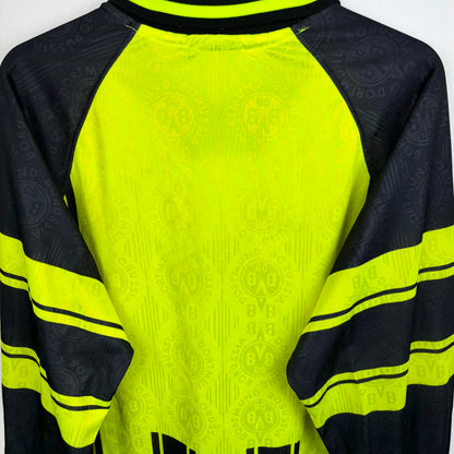 Borussia Dortmund 1996-1997 Long-Sleeve European Home Football Shirt