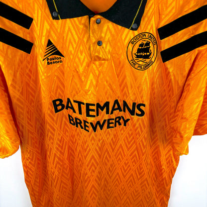 Boston United 1991-1993 Paulas Benara Home Football Shirt