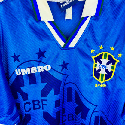 Brazil 1994-1997 Umbro Away Football Shirt