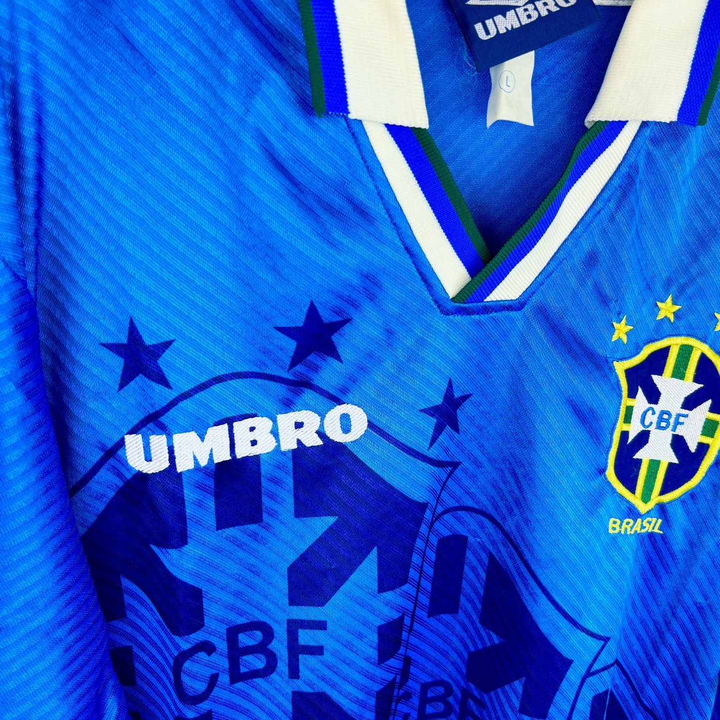 Brazil 1994-1997 Umbro Away Football Shirt