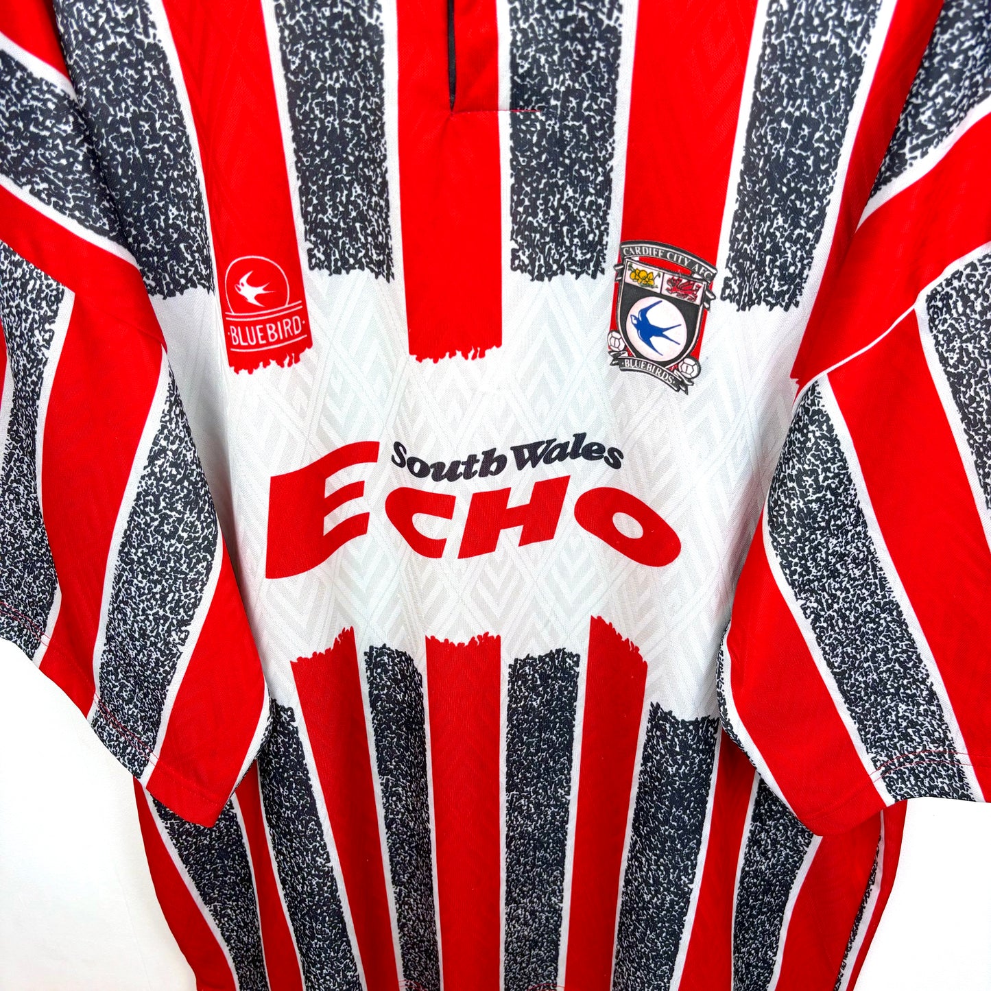 Cardiff City 1993-1994 Bluebird Away Football Shirt