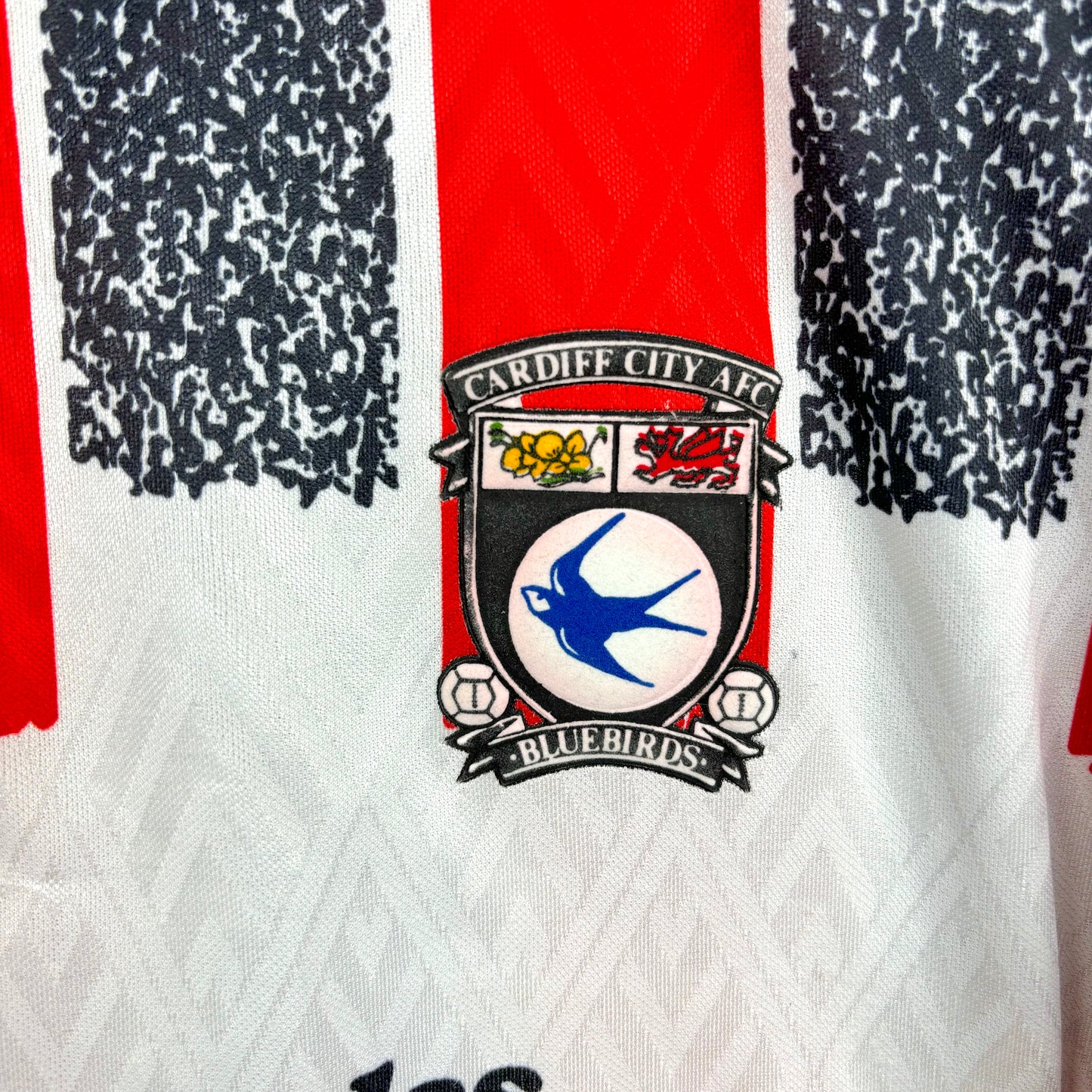 Cardiff City 1993-1994 Bluebird Away Football Shirt