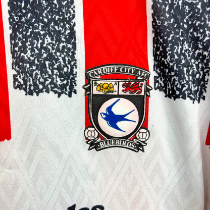 Cardiff City 1993-1994 Bluebird Away Football Shirt