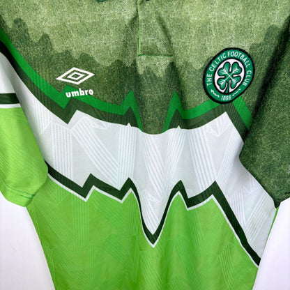 Celtic 1991-1992 Umbro Away Football Shirt