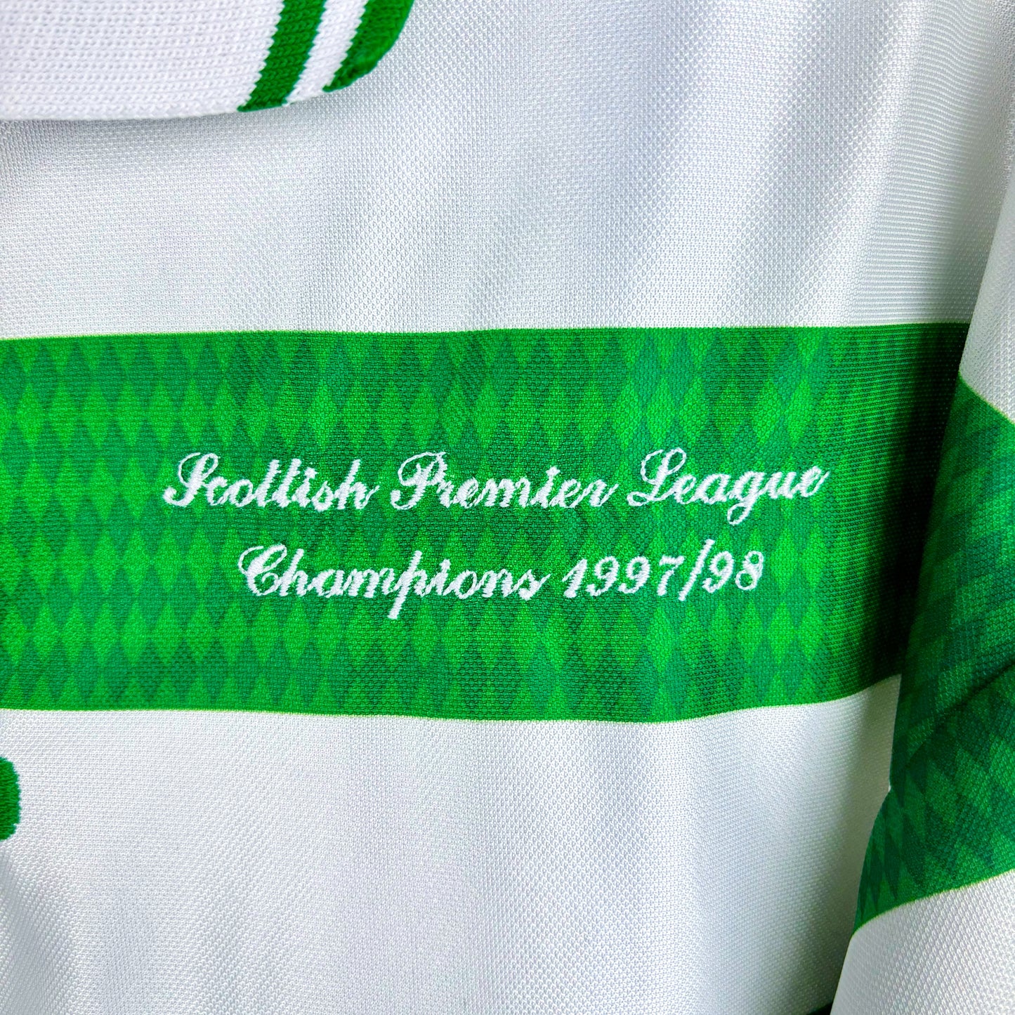 Glasgow Celtic 1997-1999 'Champions' Umbro Home Football Shirt Jersey