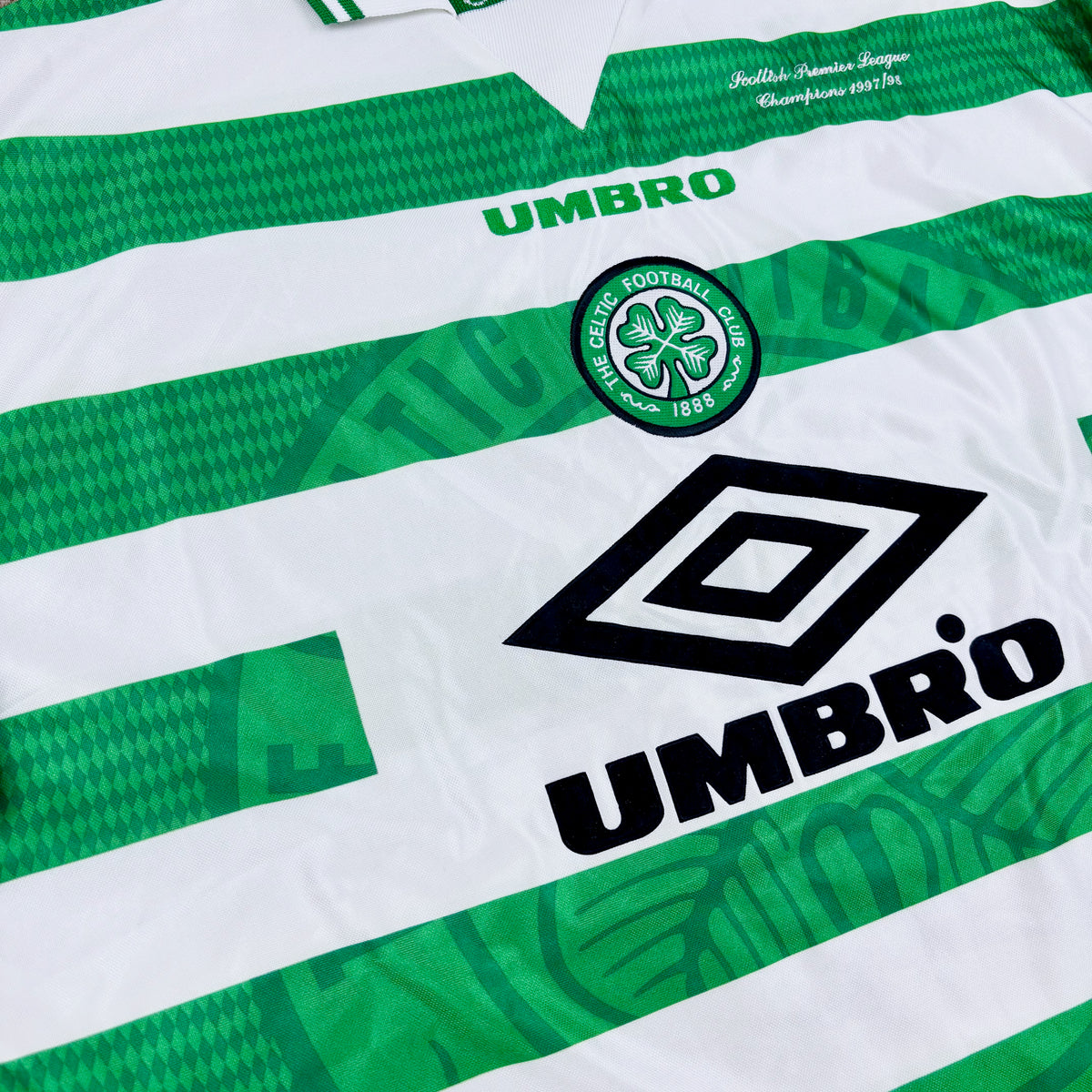 Celtic 1997-1999 ‘Champions’ Umbro Home Football Shirt