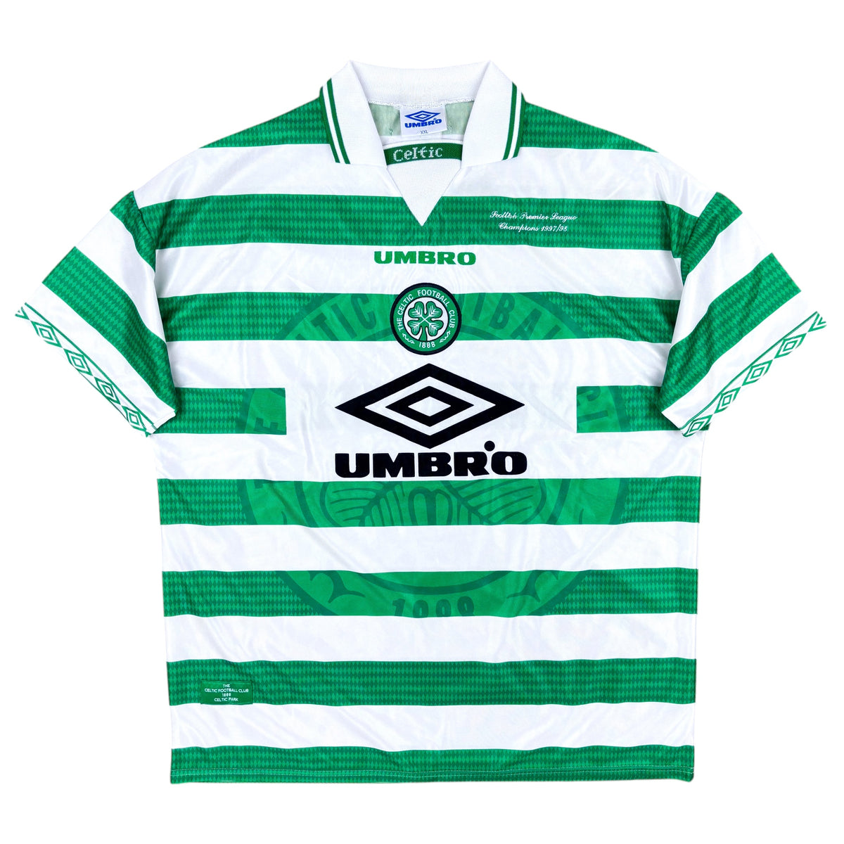 Celtic 1997-1999 ‘Champions’ Umbro Home Football Shirt