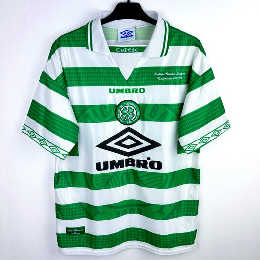 Glasgow Celtic 1997-1999 'Champions' Umbro Home Football Shirt Jersey