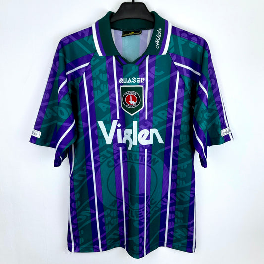 Charlton Athletic 1995-1997 Quaser Third Football Shirt