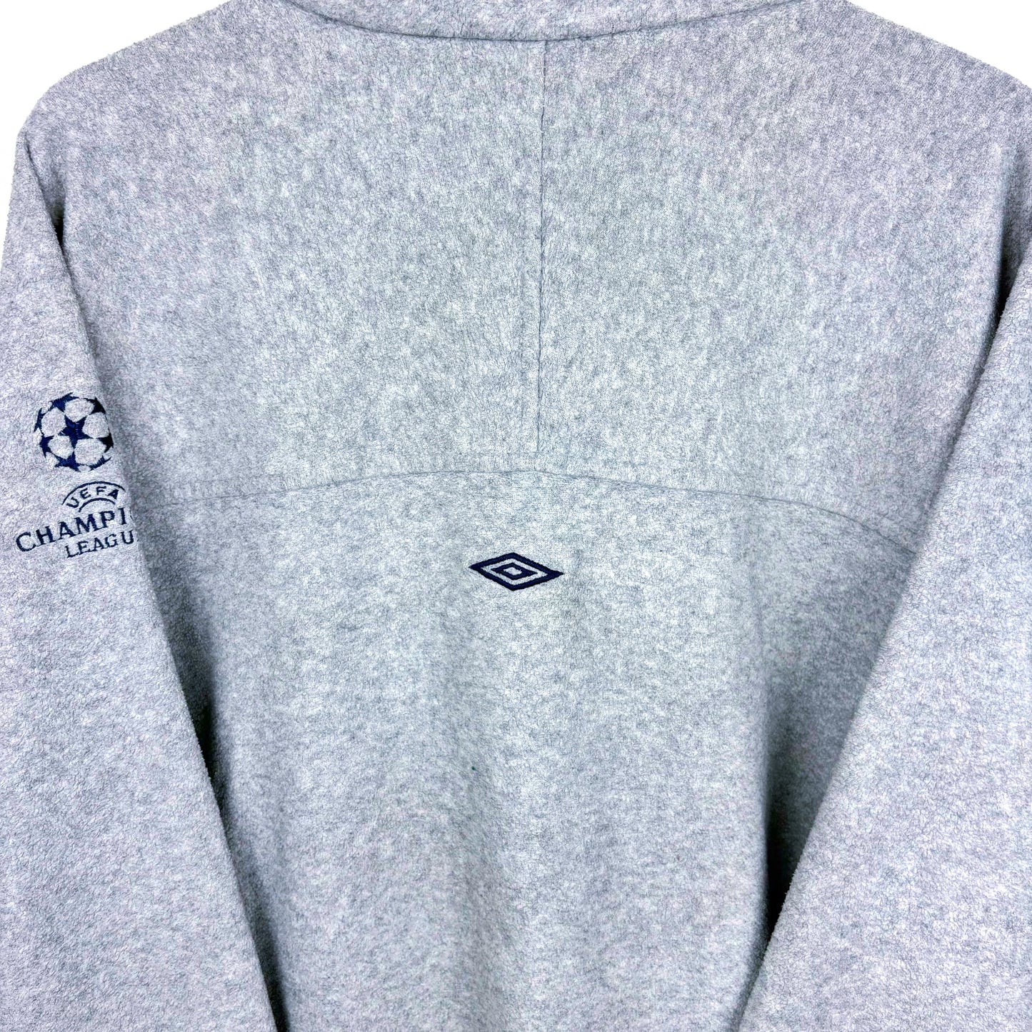 Chelsea 1990s-2000s Umbro Champions League Football Quarter Zip Fleece