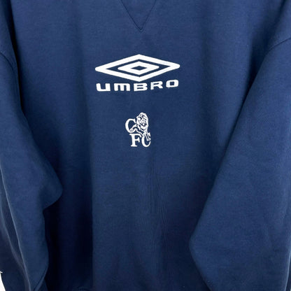 Chelsea 1990s-2000s Umbro Football Training Sweatshirt