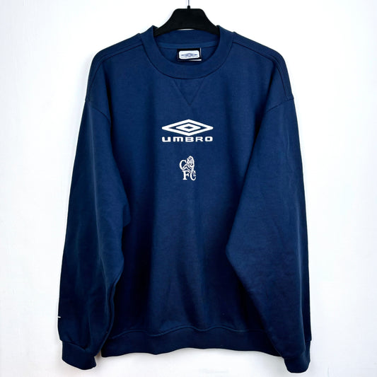 Chelsea 1990s-2000s Umbro Football Training Sweatshirt
