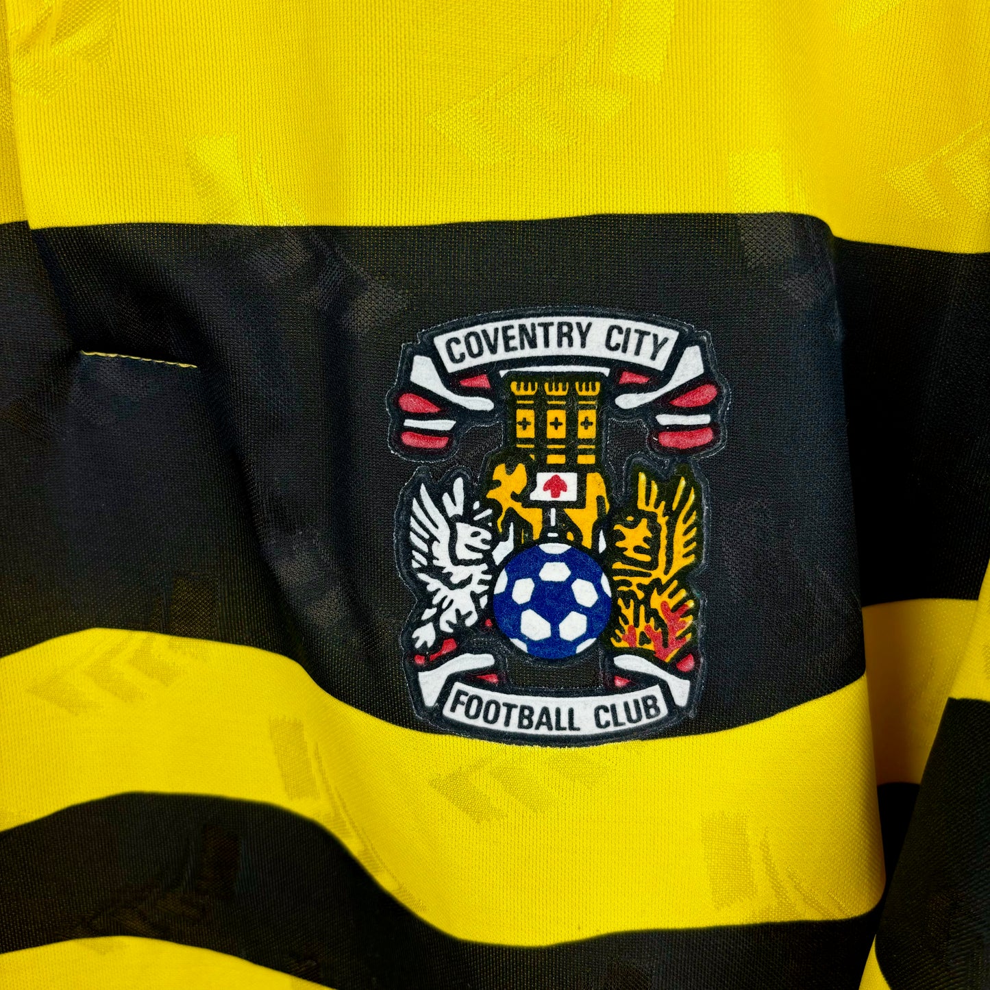 Coventry City 1991-1992 Asics Away Football Shirt