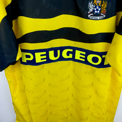 Coventry City 1991-1992 Asics Away Football Shirt