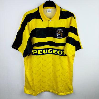 Coventry City 1991-1992 Asics Away Football Shirt