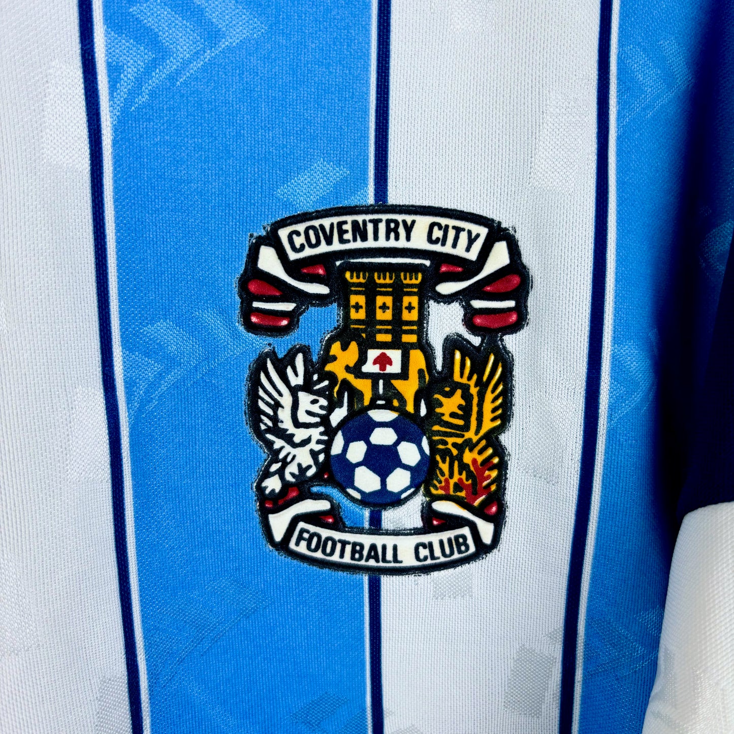 Coventry City 1991-1992 Asics Home Football Shirt