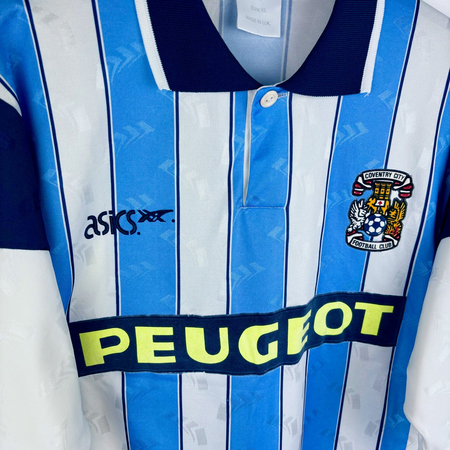 Coventry City 1991-1992 Asics Home Football Shirt