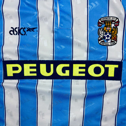Coventry City 1991-1992 Asics Home Football Shirt