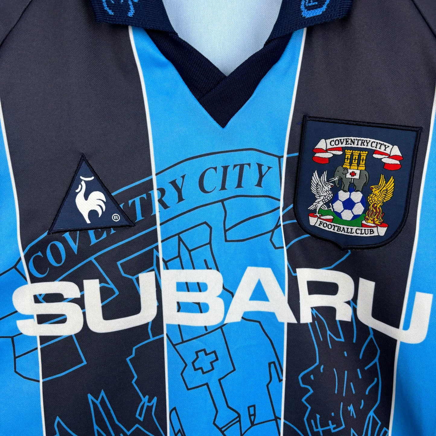 Coventry City 1997-1998 Le Coq Sportif Home Football Shirt