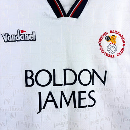 Crewe Alexandra 1994-1995 Vandanel Away Football Shirt