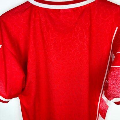 Denmark 1994-1995 Hummel Home Football Shirt