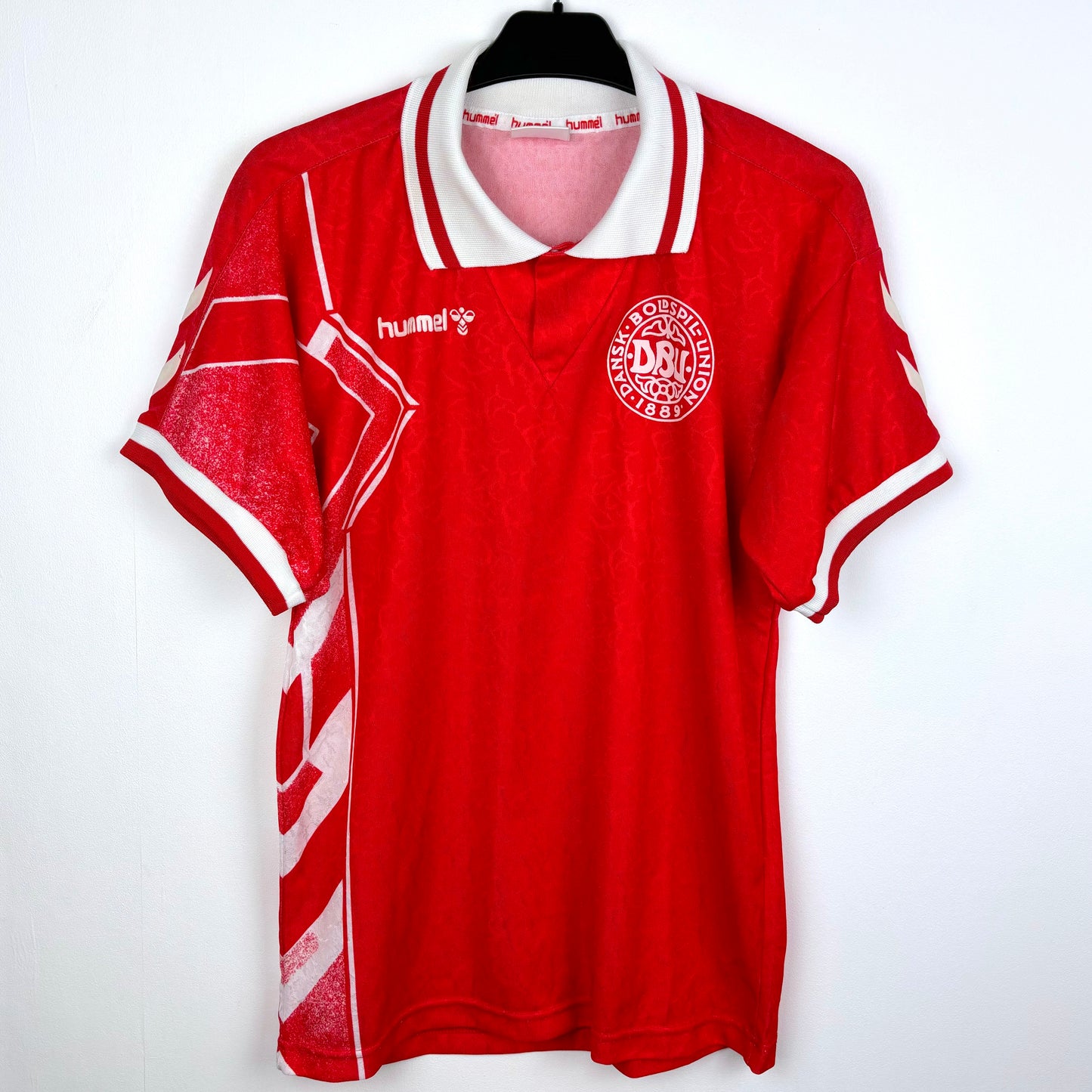 Denmark 1994-1995 Hummel Home Football Shirt