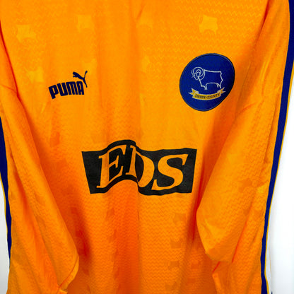 Derby County 1998-1999 Longsleeve Puma Away Football Shirt