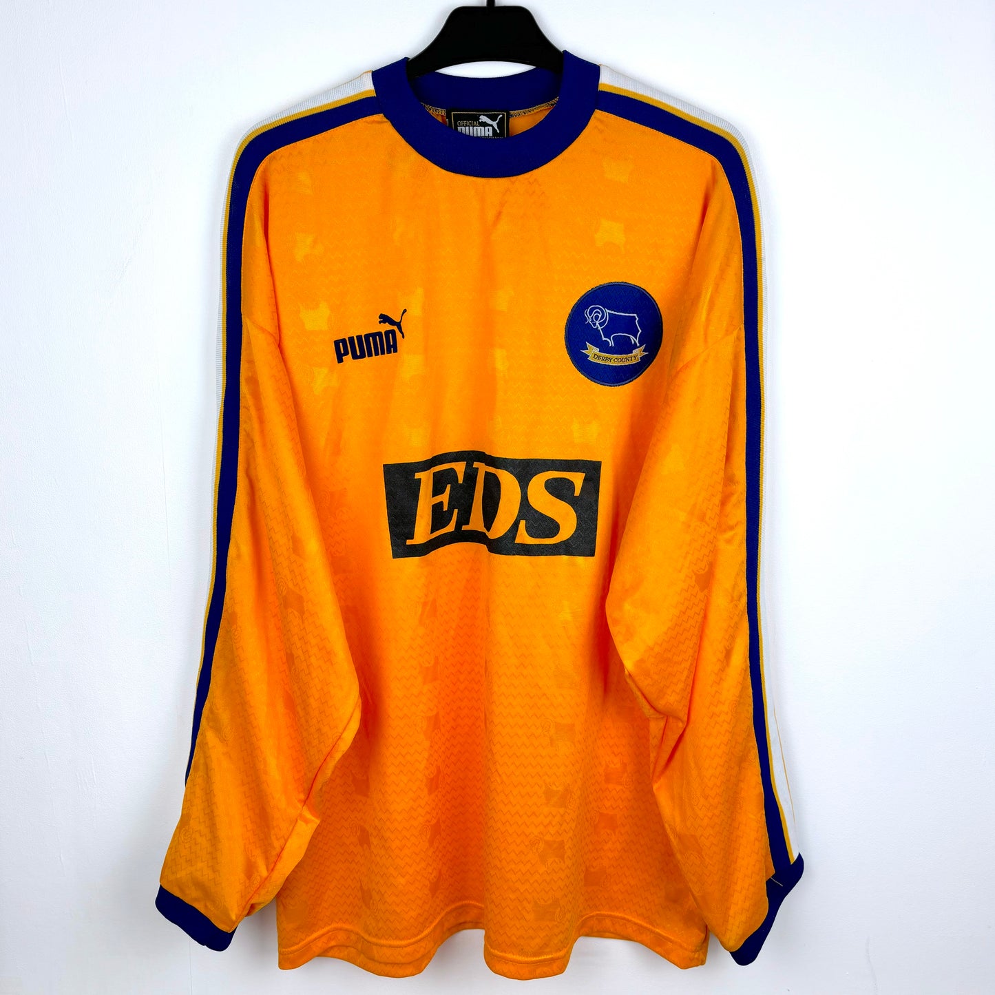 Derby County 1998-1999 Longsleeve Puma Away Football Shirt