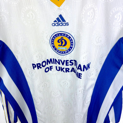 Dynamo Kyiv 1998-1999 Adidas Home Long-Sleeve Football Shirt