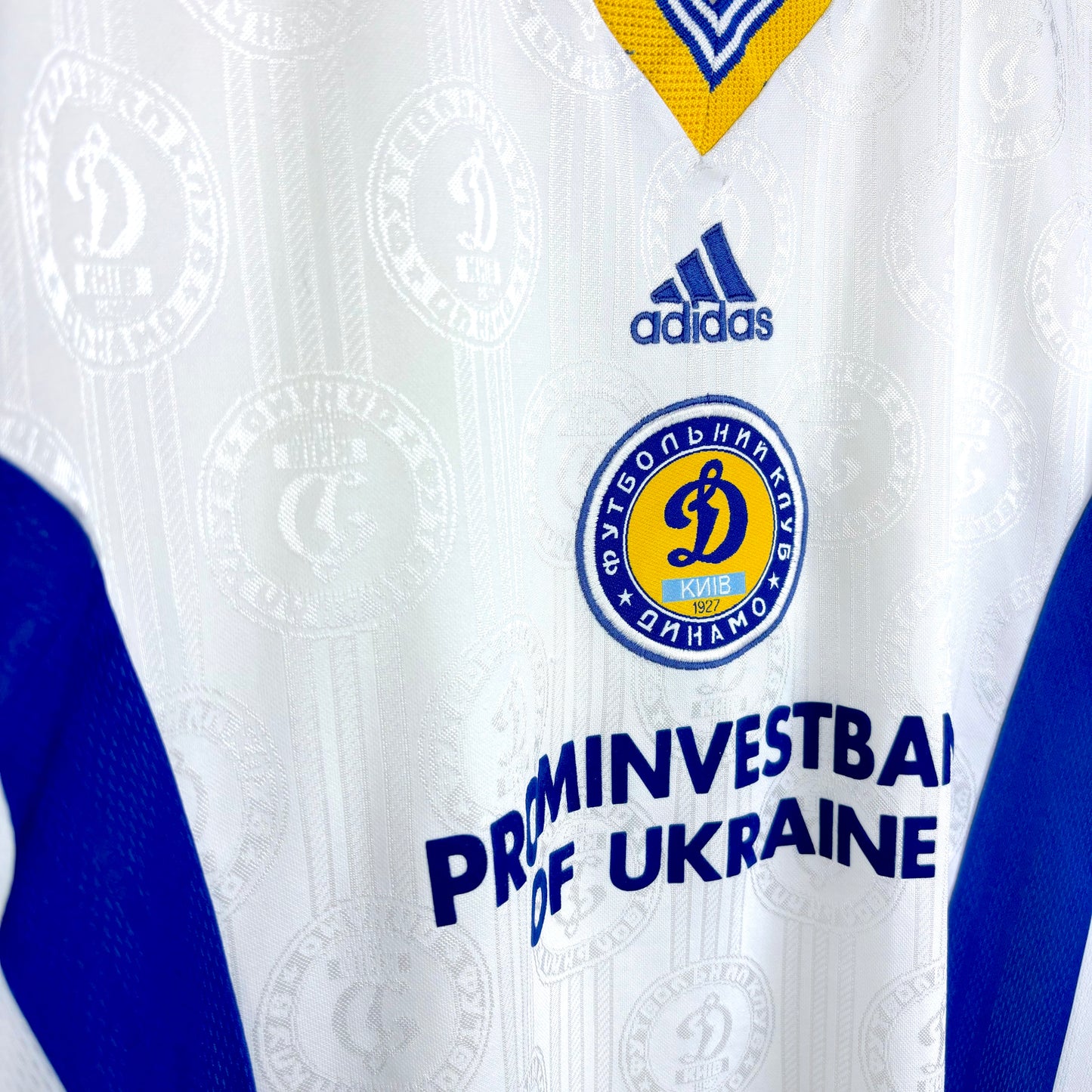 Dynamo Kyiv 1998-1999 Adidas Home Long-Sleeve Football Shirt