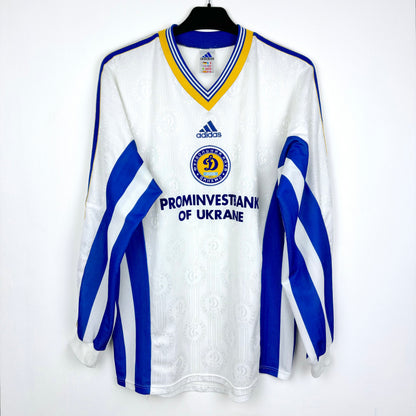 Dynamo Kyiv 1998-1999 Adidas Home Long-Sleeve Football Shirt