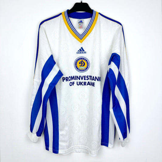 Dynamo Kyiv 1998-1999 Adidas Home Long-Sleeve Football Shirt