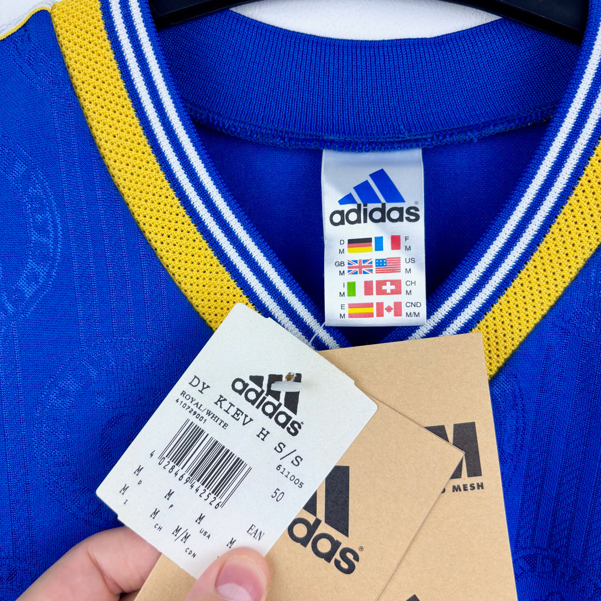 Dynamo Kyiv 1998-1999 Adidas Away Football Shirt BNWT Shevchenko 10