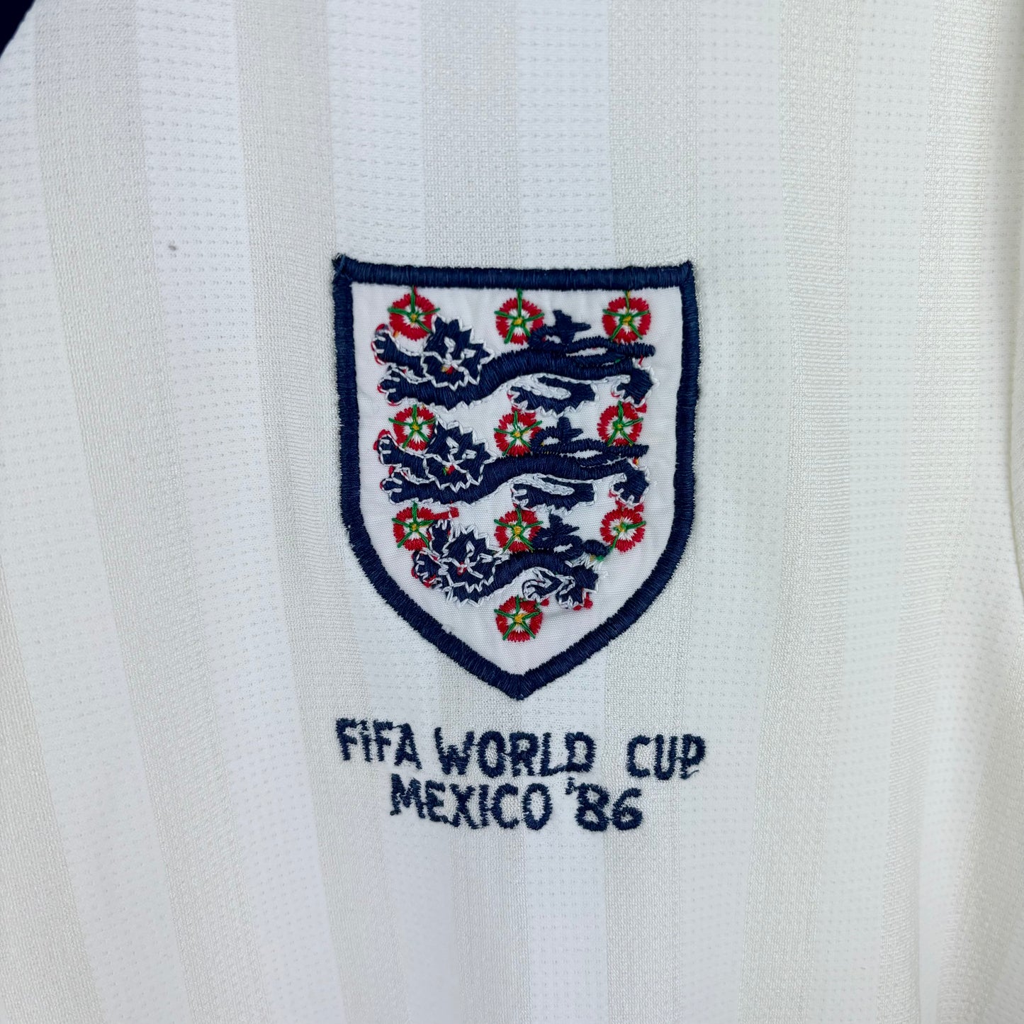 England 1986 World Cup AIRTEX Umbro Home Football Shirt