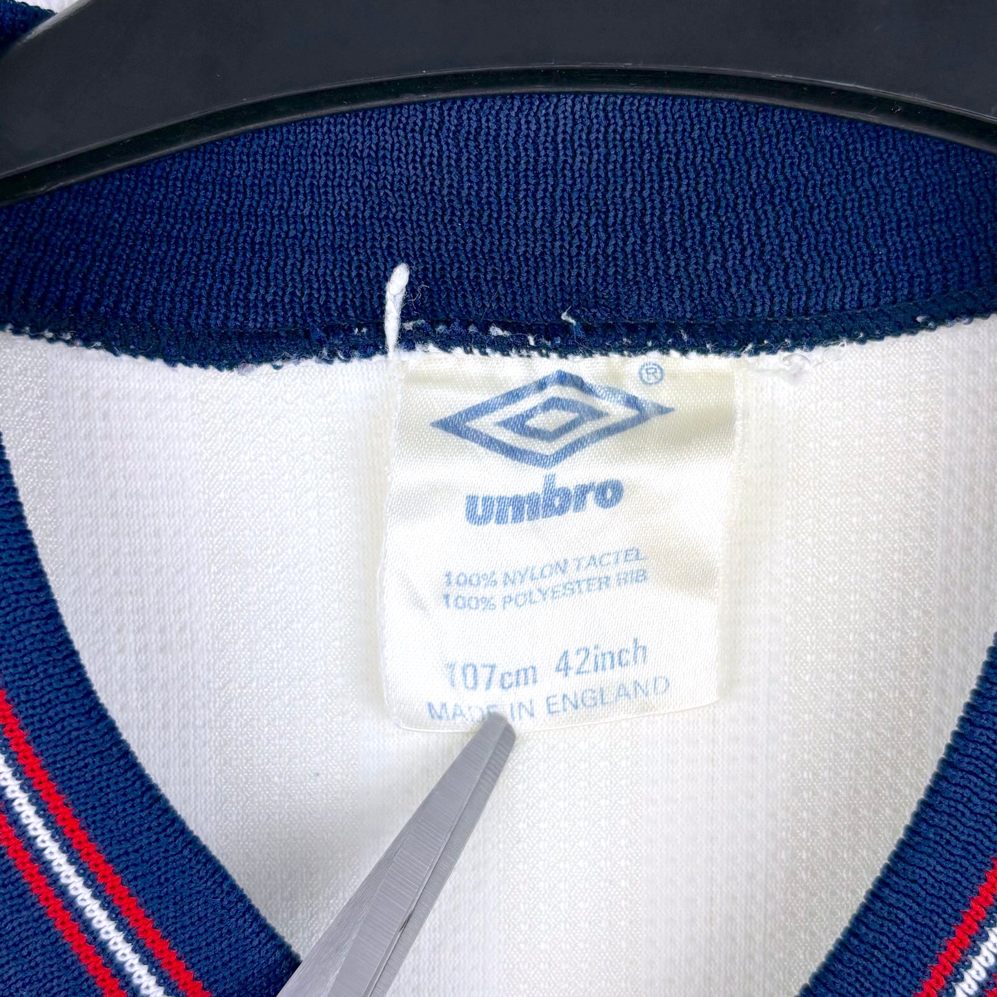 England 1986 World Cup AIRTEX Umbro Home Football Shirt