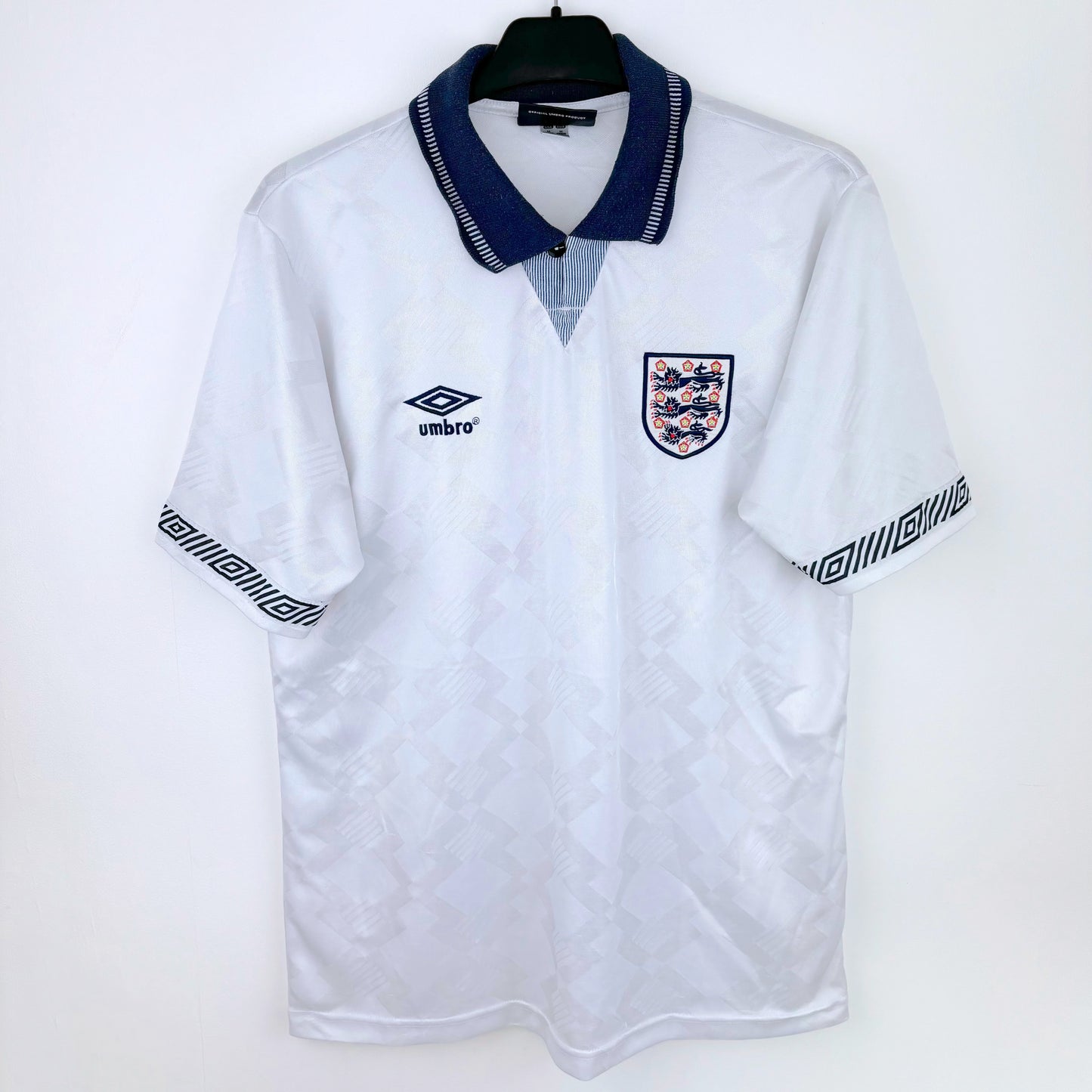England 1990-1992 Umbro Home Football Shirt