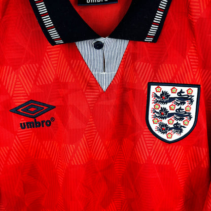 England 1990-1992 Umbro Away Football Shirt