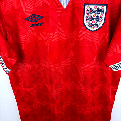 England 1990-1992 Umbro Away Football Shirt