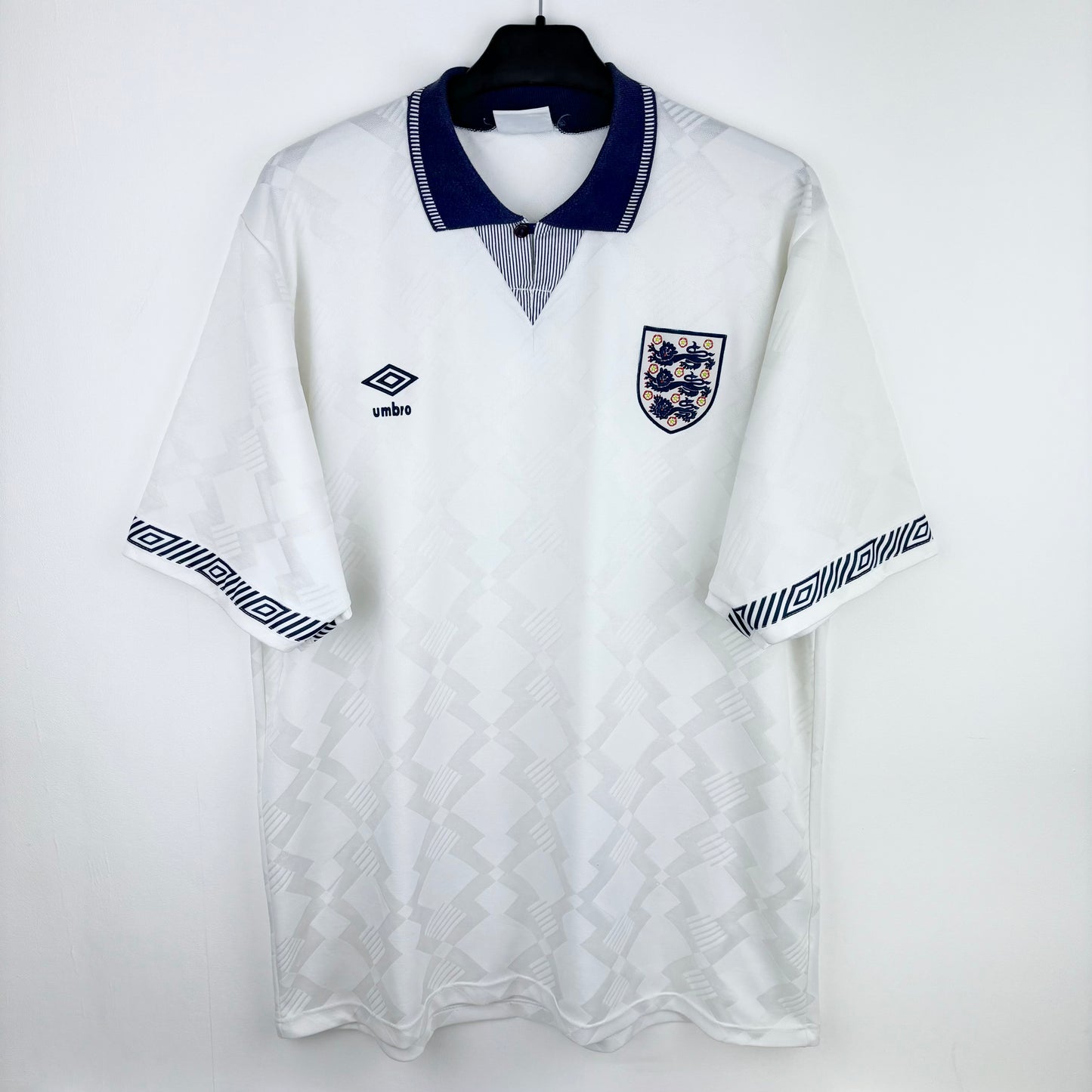 England 1990-1992 Umbro Home Football Shirt