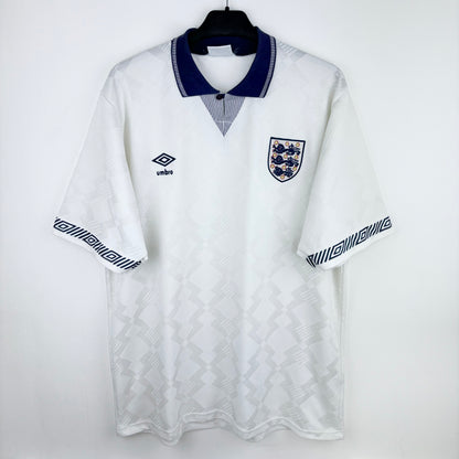 England 1990-1992 Umbro Home Football Shirt