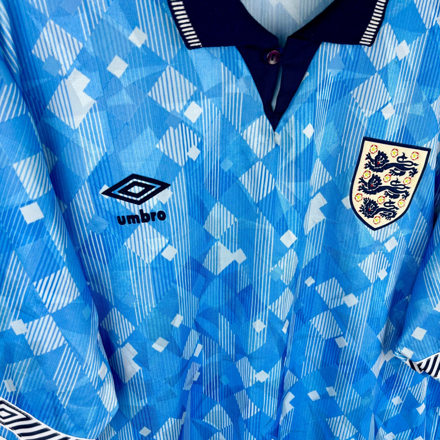 England 1990-1992 Umbro Third Football Shirt