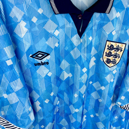 England 1990-1992 Umbro Third Football Shirt