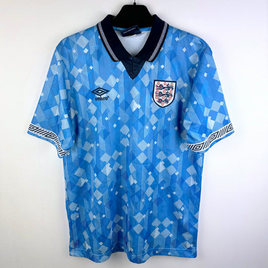 England 1990-1992 Umbro Third Football Shirt